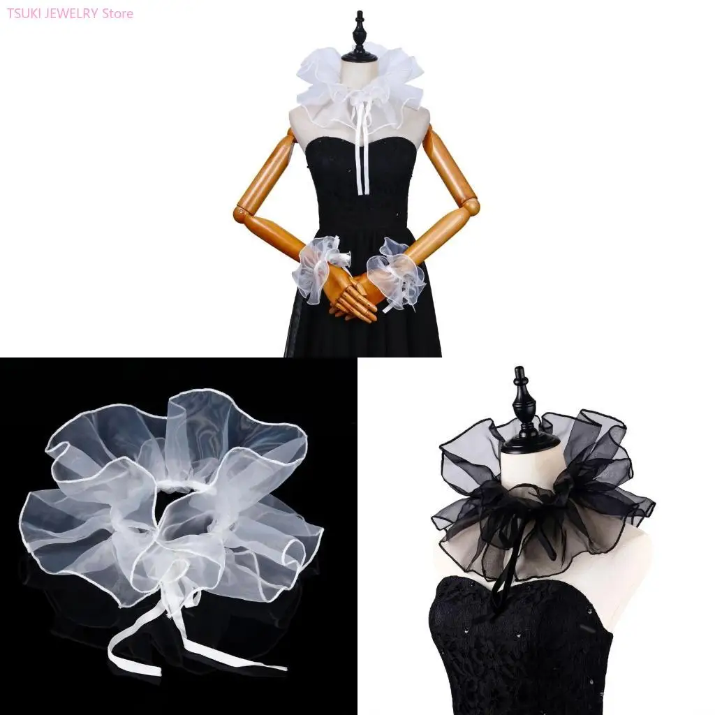 62KE Women False Collar Drama Play Decorative Shirt Dress Collar Elegant Lapel Shawl
62KE Women False Collar Drama Play Decorative Shirt Dress Collar Elegant Lapel Shawl