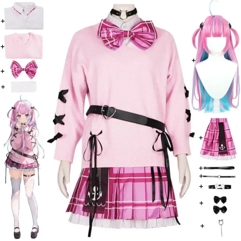 YouTuber VTuber Hololive Minato Aqua Debu Cosplay Costume Wig Anime Sweater Shirt Skirt JK Uniform Hallowen Carnival Party Suit
YouTuber VTuber Hololive Minato Aqua Debu Cosplay Costume Wig Anime Sweater Shirt Skirt JK Uniform Hallowen Carnival Party Suit