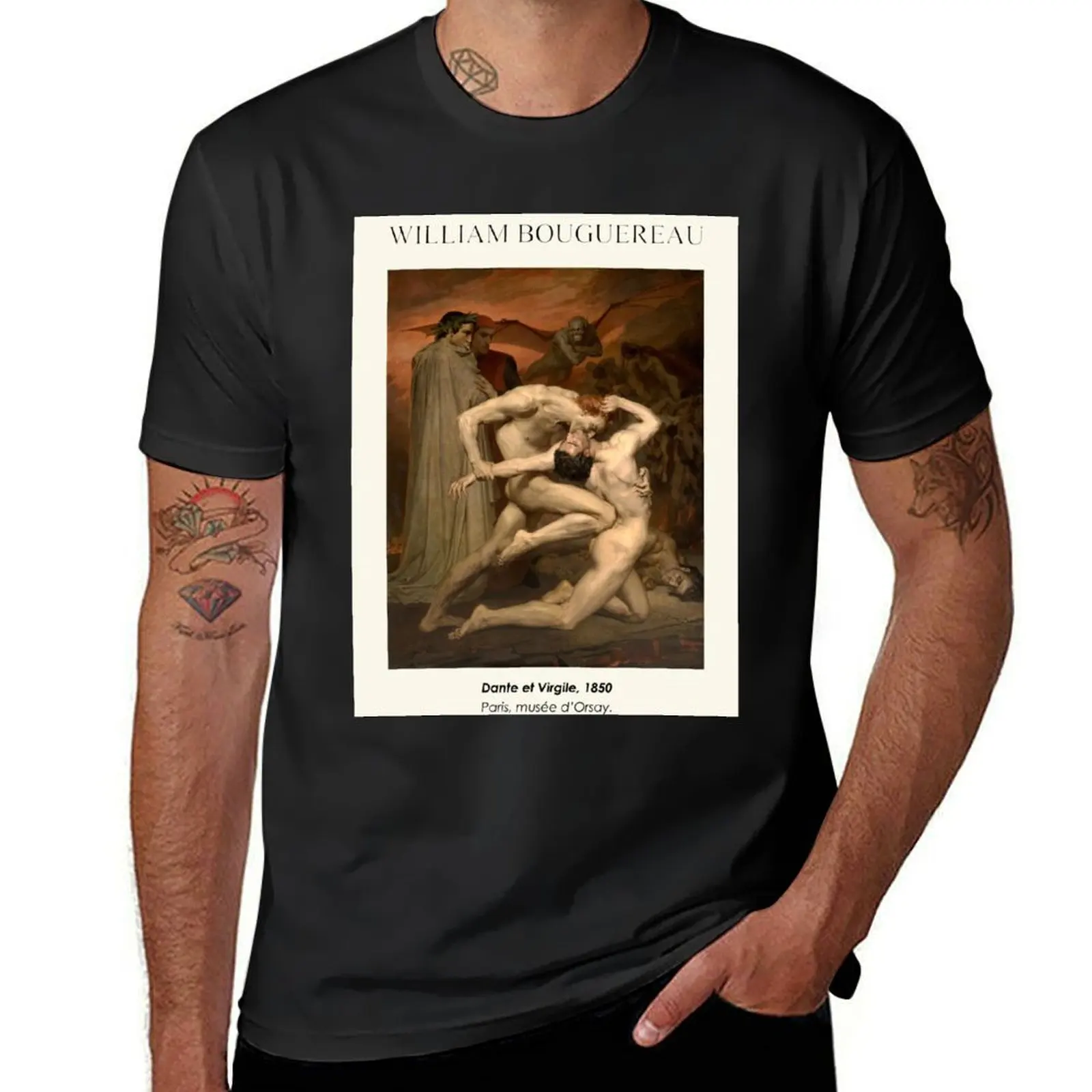 William-Adolphe Bouguereau, Dante and Virgil, 1850 T-Shirt summer top Short sleeve tee summer clothes clothes for men
William-Adolphe Bouguereau, Dante and Virgil, 1850 T-Shirt summer top Short sleeve tee summer clothes clothes for men