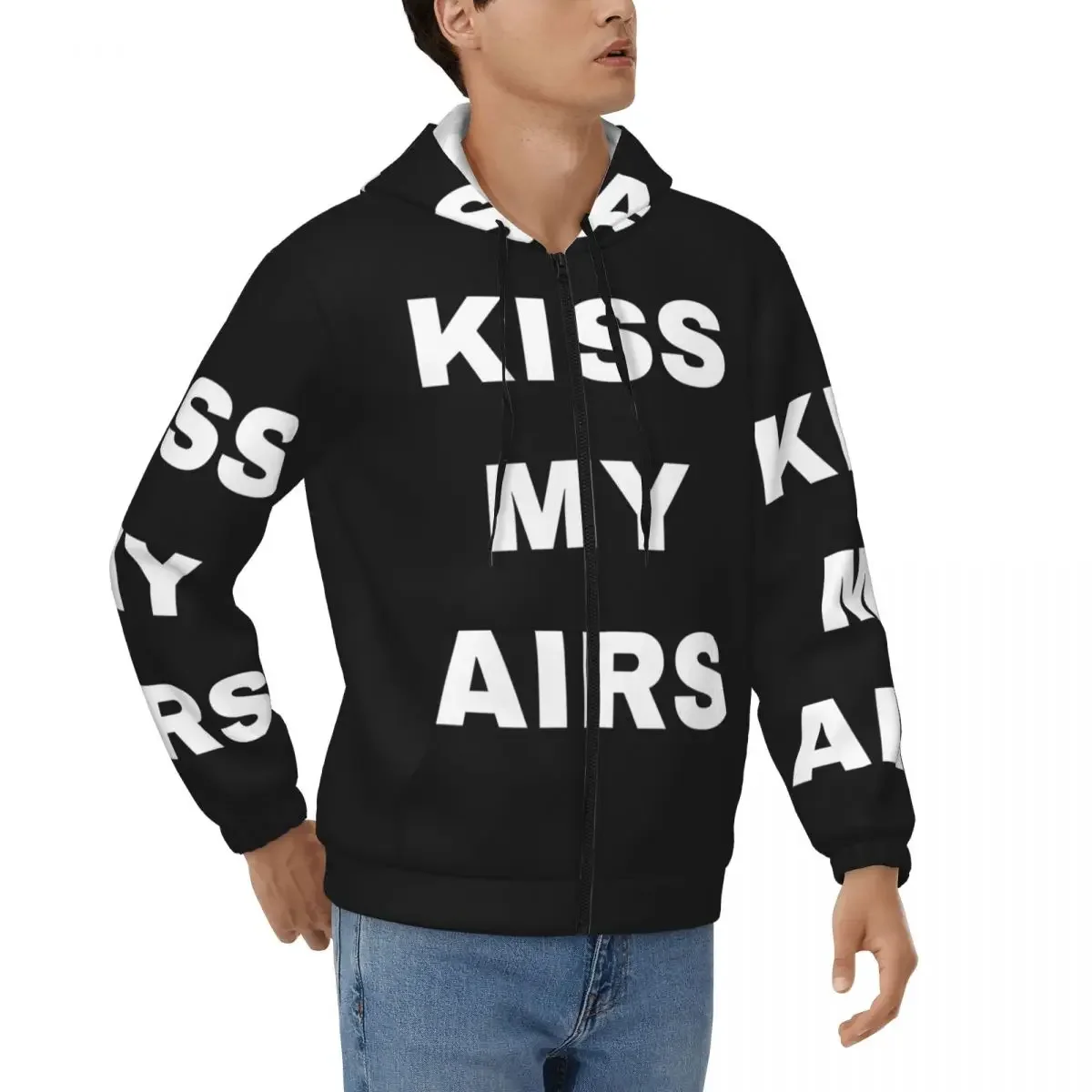 Толстовки на молнии Kiss My Airs, пуловер в стиле хип-хоп, осень-зима, мужские и женские толстовки, топы с длинными рукавами
Толстовки на молнии Kiss My Airs, пуловер в стиле хип-хоп, осень-зима, мужские и женские толстовки, топы с длинными рукавами