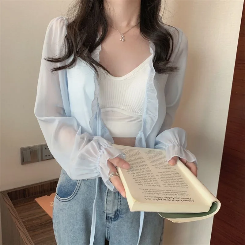 Ladies Sweet Long Sleeve Lolita Coat Casual Lace Bow Summer Sunscreen Clothes Women Cardigan Shawl Clothes Tops Women Coveralls
Ladies Sweet Long Sleeve Lolita Coat Casual Lace Bow Summer Sunscreen Clothes Women Cardigan Shawl Clothes Tops Women Coveralls