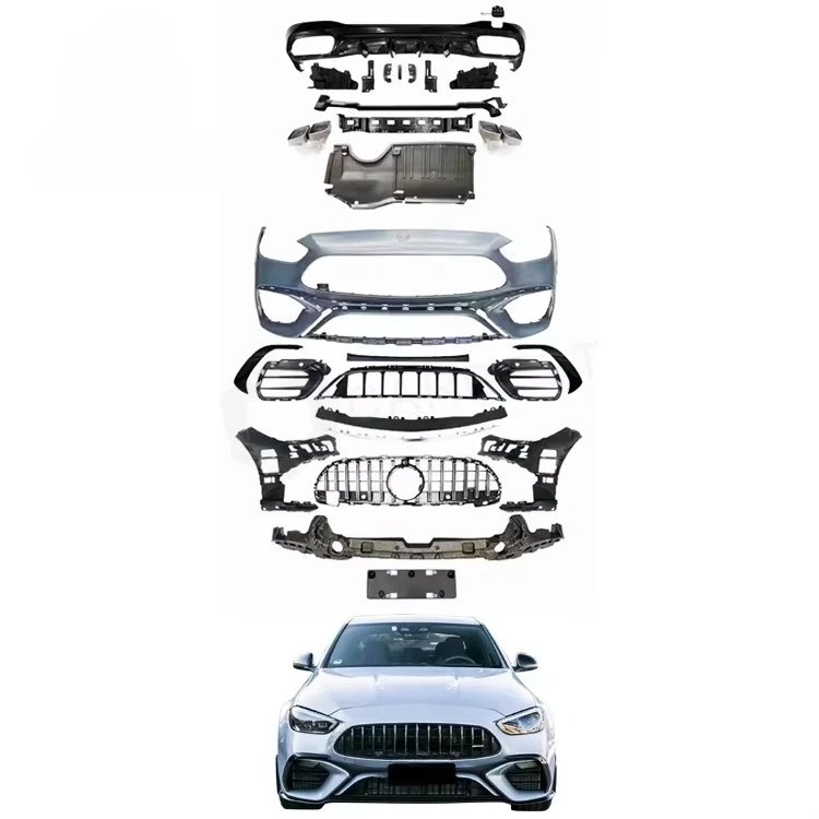 2023 Hot Sale Car Body Accseeory Upgrade Car Bumper W206 Body Kit for C Class 2022 to C63
2023 Hot Sale Car Body Accseeory Upgrade Car Bumper W206 Body Kit for C Class 2022 to C63