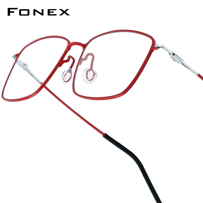 FONEX Titanium Glasses Frame Men Brand Design Square Korean Japaness Ultralight Eyeglasses Morten Screwless Denmark Eyewear 5913
FONEX Titanium Glasses Frame Men Brand Design Square Korean Japaness Ultralight Eyeglasses Morten Screwless Denmark Eyewear 5913