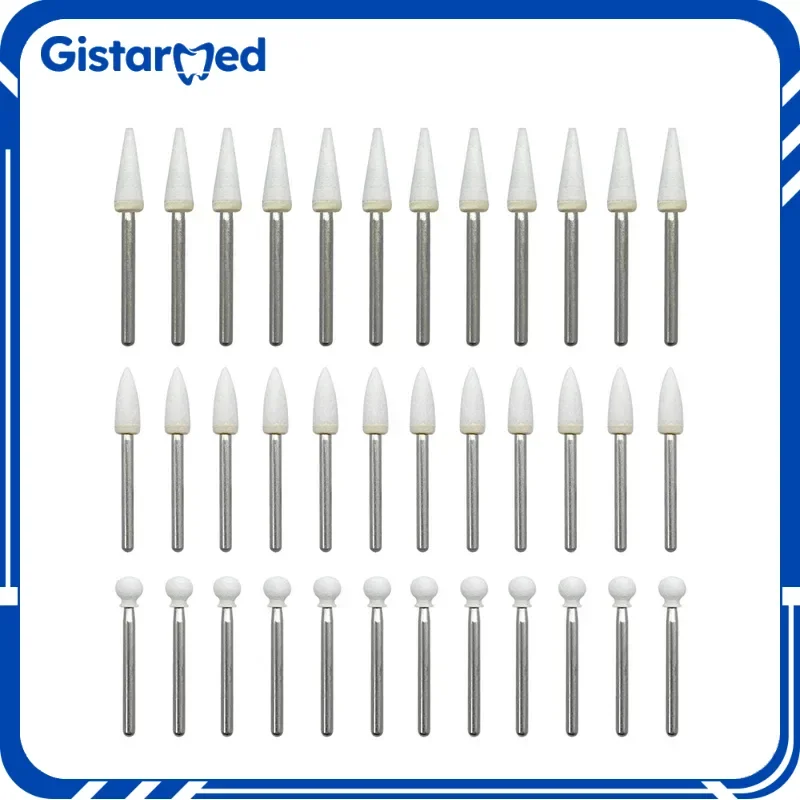 GISTAR 12Pcs/Pack Dental Polishing Stone Handpiece Burs FG Cone Flame Dentist Teeth Whiting
GISTAR 12Pcs/Pack Dental Polishing Stone Handpiece Burs FG Cone Flame Dentist Teeth Whiting