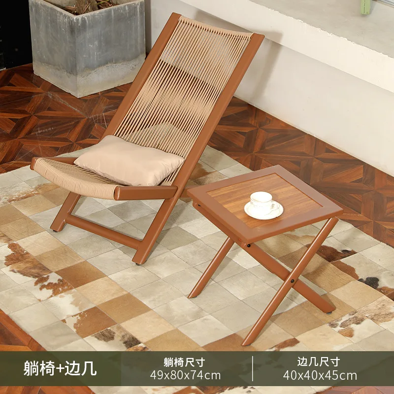 Reclining chair balcony courtyard household outdoor rattan chair B & B Chinese garden dining table reclining lunch chair
Reclining chair balcony courtyard household outdoor rattan chair B & B Chinese garden dining table reclining lunch chair
