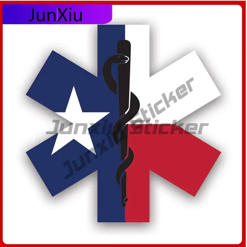 Texas Star Of Life Flag Sticker Uv Protected Ems Emt Emergency Meidcal Services Rod Of Asclepius Tx Car Sticker Vinyl Decal
Texas Star Of Life Flag Sticker Uv Protected Ems Emt Emergency Meidcal Services Rod Of Asclepius Tx Car Sticker Vinyl Decal