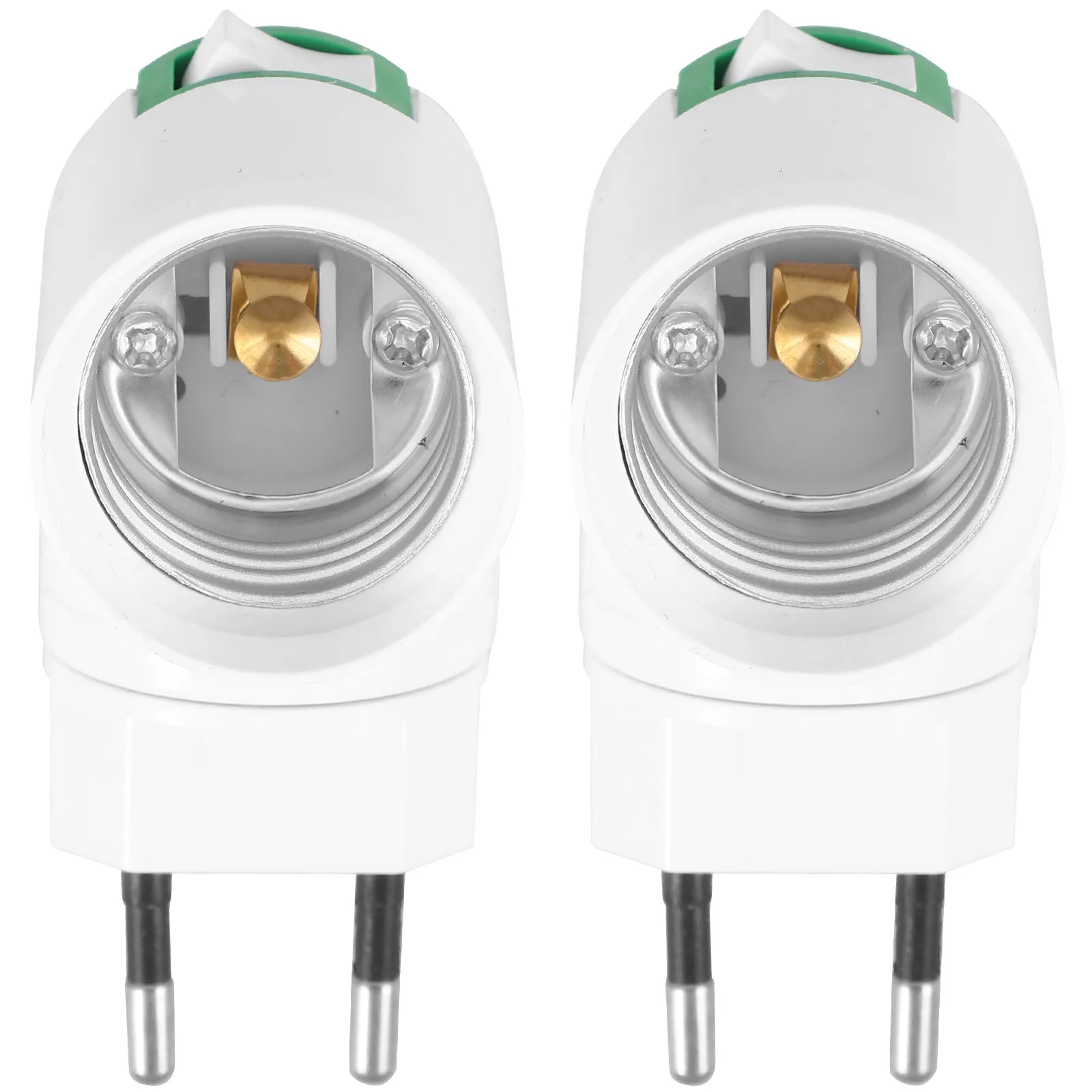 2Pcs Eu Plug Light Socket Converter Lamp Holder Adapter Temporary Lighting Workshop Garage Bulb Socket Outlet Home Supplies
2Pcs Eu Plug Light Socket Converter Lamp Holder Adapter Temporary Lighting Workshop Garage Bulb Socket Outlet Home Supplies