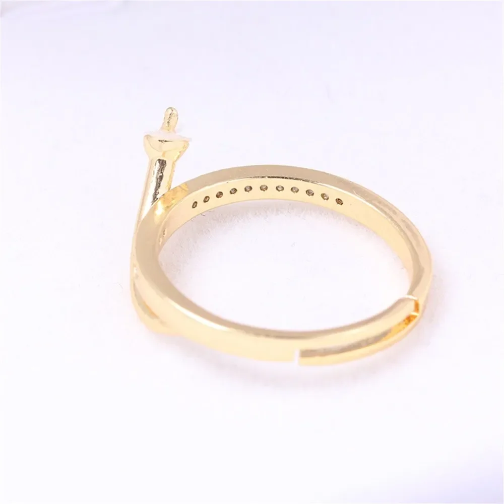 Adjustable Gold Plated Pearl Ring Settings Findings & Accessories - for Jewelry Making Bulk Wholesale Craft Supplies 6-7mm
Adjustable Gold Plated Pearl Ring Settings Findings & Accessories - for Jewelry Making Bulk Wholesale Craft Supplies 6-7mm
