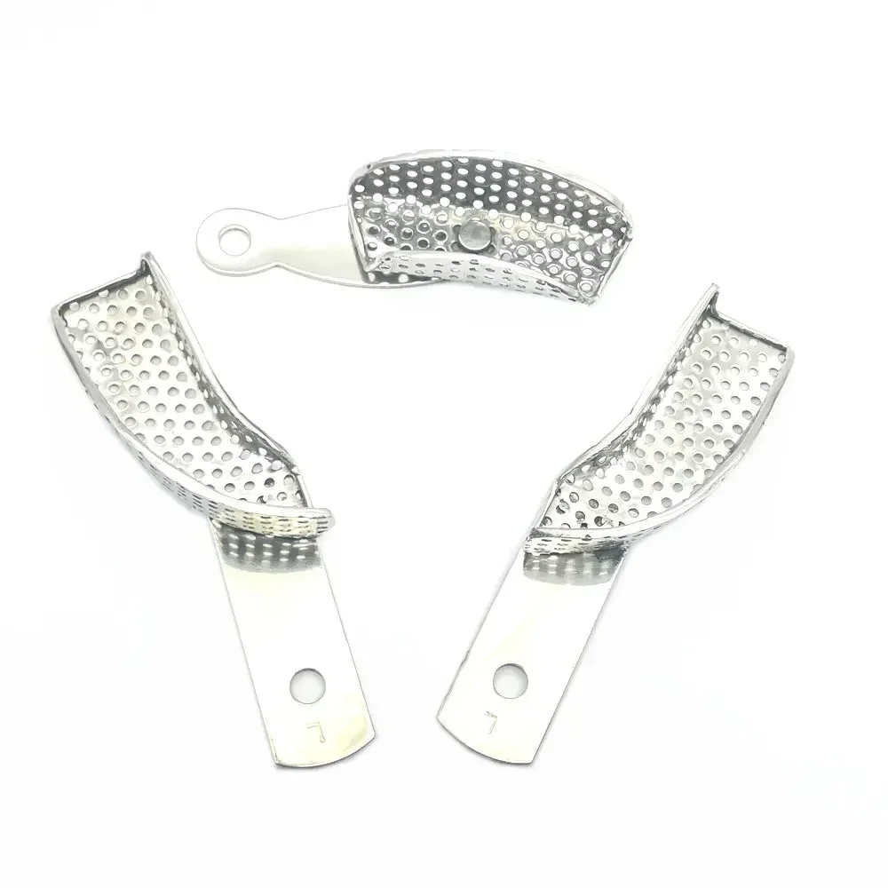 Hussandental 3pcs/set Dental Partial Impression Trays Stainless Steel Impression Tray Dental Impression Tray Dental Lab
Hussandental 3pcs/set Dental Partial Impression Trays Stainless Steel Impression Tray Dental Impression Tray Dental Lab