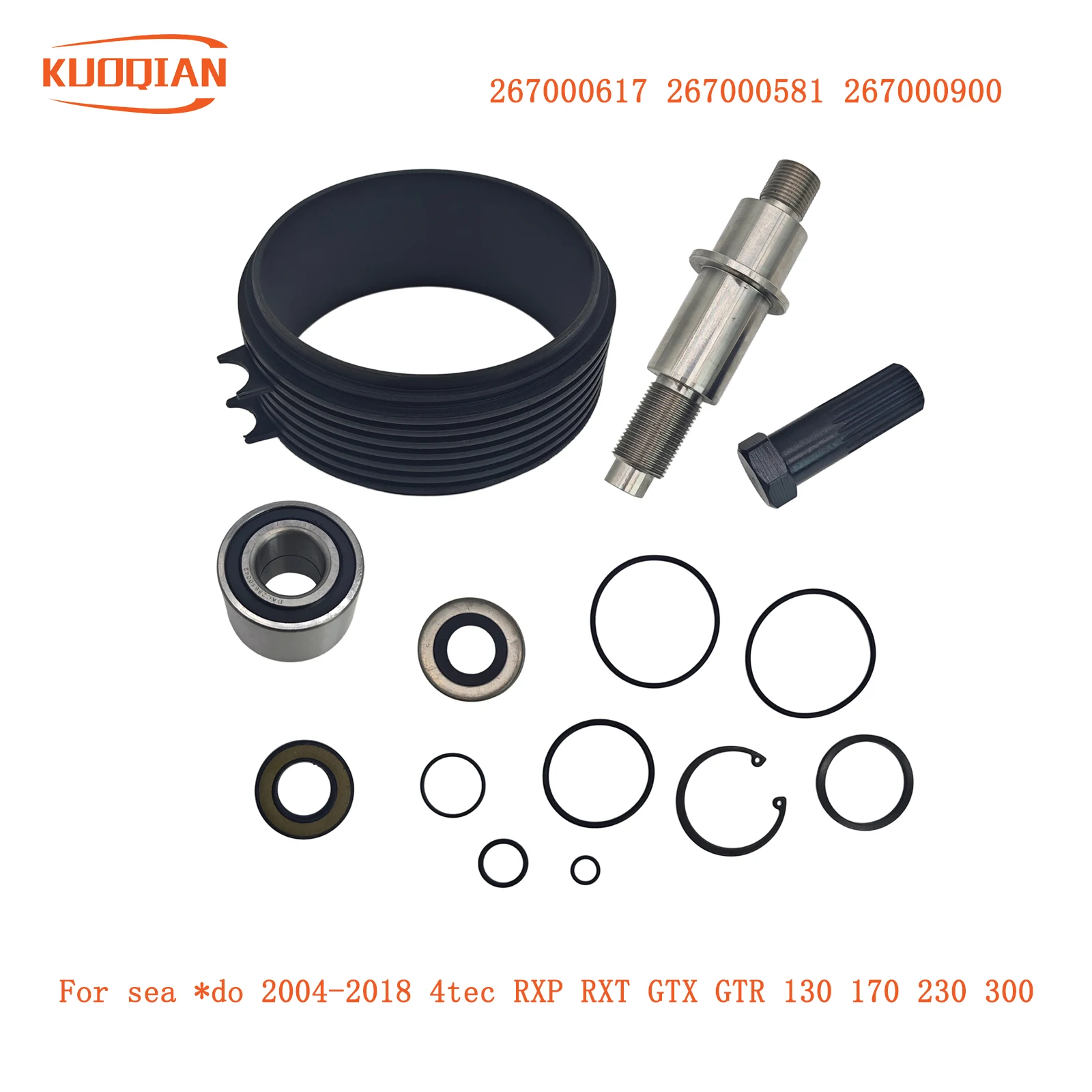 Jet Pump Rebuild Kit Bearing Seal 267000617 267000581 267000900 For sea *do 2004-2018 4tec RXP RXT GTX GTR 130 170 230 300
Jet Pump Rebuild Kit Bearing Seal 267000617 267000581 267000900 For sea *do 2004-2018 4tec RXP RXT GTX GTR 130 170 230 300
