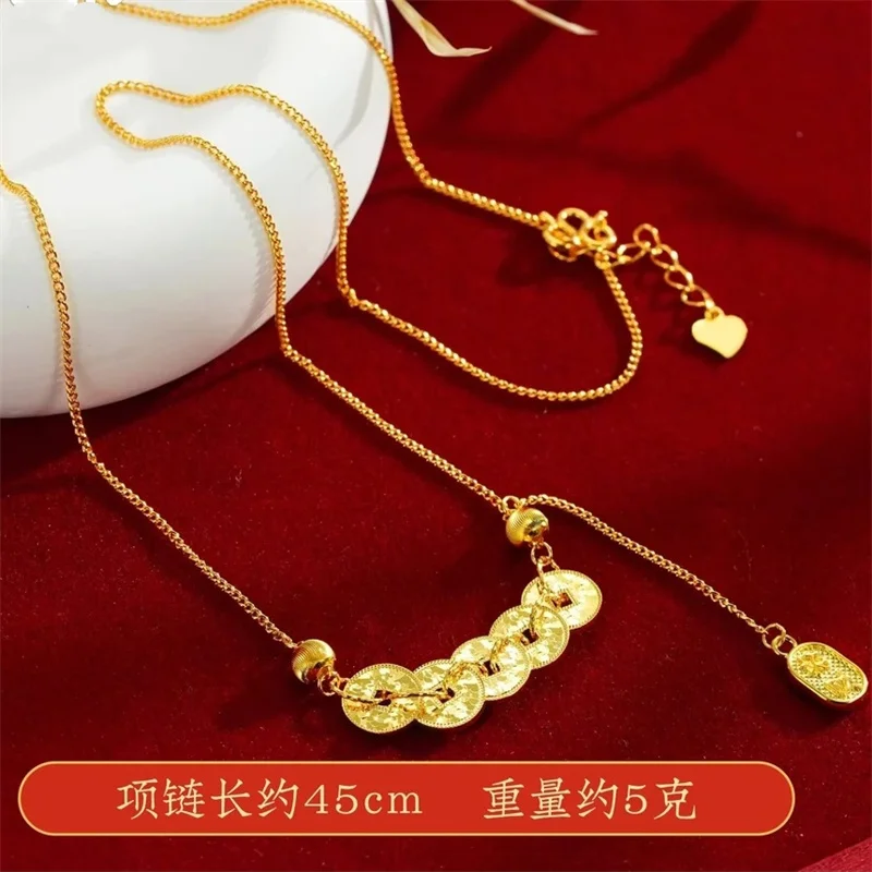 2025 New AU750 18K Gold Snake Year Luxury Ice - Cube Shaped Five - Emperor Coins Pendant Necklace for Girlfriend
2025 New AU750 18K Gold Snake Year Luxury Ice - Cube Shaped Five - Emperor Coins Pendant Necklace for Girlfriend