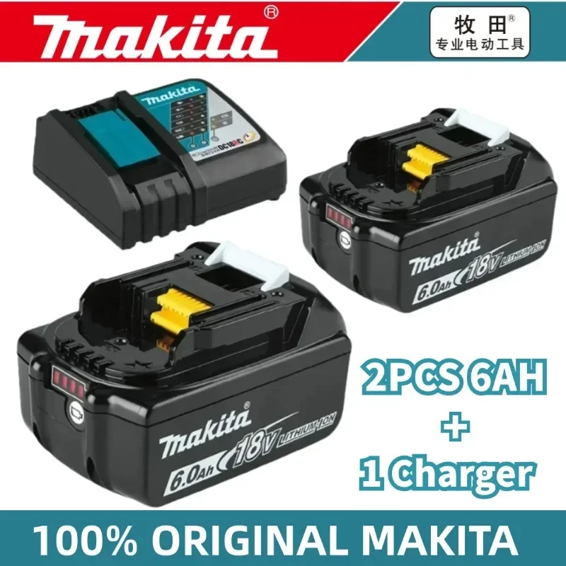 100% Original Makita 6Ah/5Ah/3Ah for Makita 18V Battery BL1830B BL1850B BL1850 BL1840 BL1860 BL1815 Replacement Lithium Battery
100% Original Makita 6Ah/5Ah/3Ah for Makita 18V Battery BL1830B BL1850B BL1850 BL1840 BL1860 BL1815 Replacement Lithium Battery