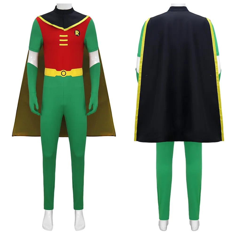 Robin Cosplay Suit Tight One-Piece Halloween Role-Playing Costume Polyester Fiber Full Set for Ages 18-25
Robin Cosplay Suit Tight One-Piece Halloween Role-Playing Costume Polyester Fiber Full Set for Ages 18-25