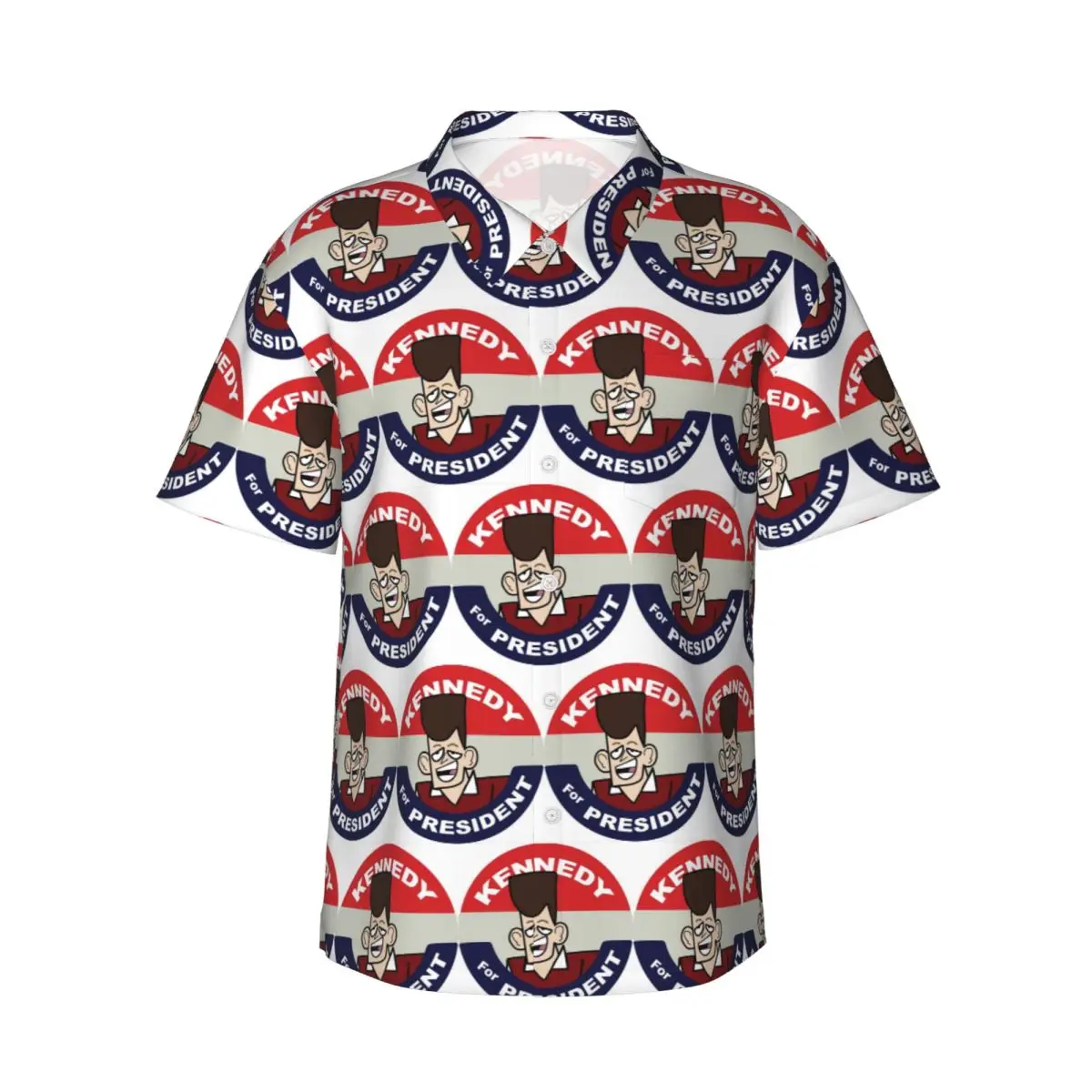 Clone High Jfk Men's Shirts Hawaiian Short Sleeve Shirt Funny Lapel Tops for Summer Beach
Clone High Jfk Men's Shirts Hawaiian Short Sleeve Shirt Funny Lapel Tops for Summer Beach