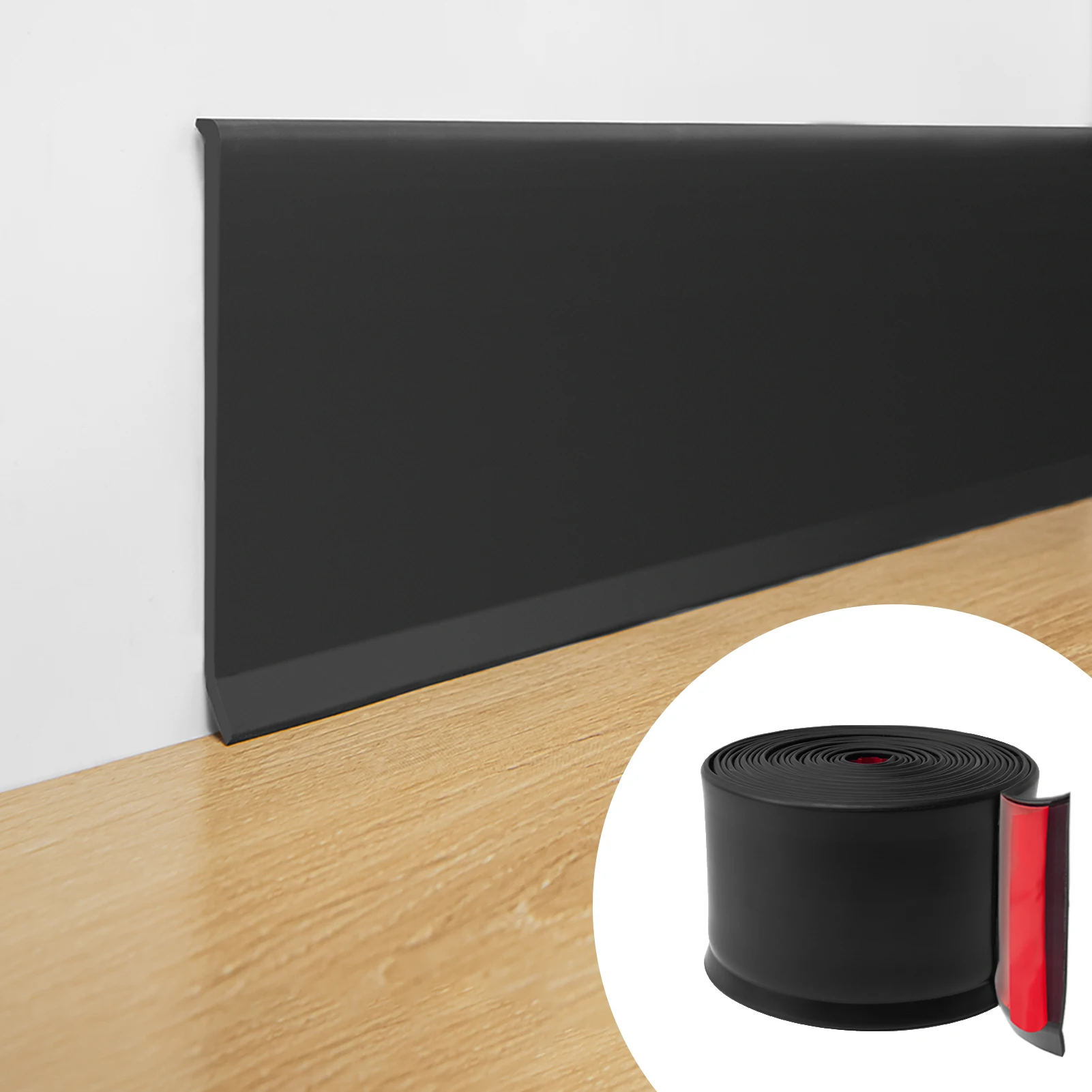 Гибкая настенная плинтусная отделка Art3d, 4 дюйма x 20 футов, виниловая накладка на стену, черная
Гибкая настенная плинтусная отделка Art3d, 4 дюйма x 20 футов, виниловая накладка на стену, черная