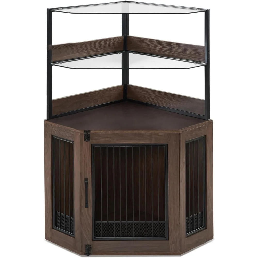 Dream Small Corner Dog Crate Furniture With Glass Shelves, Wooden Dog Kennel Furniture With Door, Pet Crate Indoor Use,
Dream Small Corner Dog Crate Furniture With Glass Shelves, Wooden Dog Kennel Furniture With Door, Pet Crate Indoor Use,