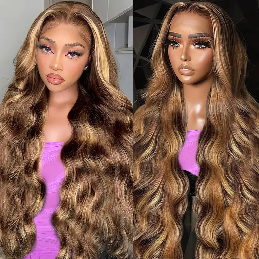 Парик с кружевной передней частью 13x4 HD Highlight Body Wave для женщин, из натуральных волос Remy, омбре P4/27, с возможностью выбора: на клеевой основе или без клея
Парик с кружевной передней частью 13x4 HD Highlight Body Wave для женщин, из натуральных волос Remy, омбре P4/27, с возможностью выбора: на клеевой основе или без клея