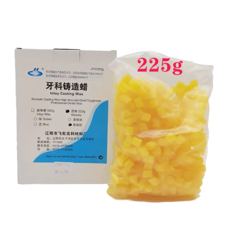 225g/bag Dental Wax Particles Yellow Dip Waxes Dripping Wax Granulous Laboratory Materials for Dentistry Tool
225g/bag Dental Wax Particles Yellow Dip Waxes Dripping Wax Granulous Laboratory Materials for Dentistry Tool