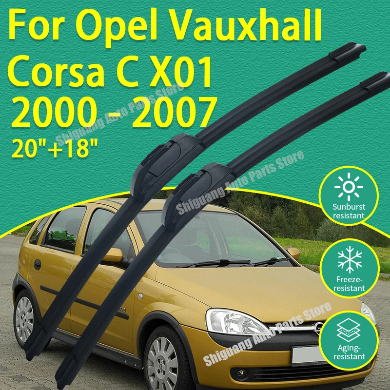 Front Silicone Coating Wipers for Opel Vauxhall Corsa C X01 2000 - 2007 Car Wiper Windshield Windscreen Blades Accessories 2001
Front Silicone Coating Wipers for Opel Vauxhall Corsa C X01 2000 - 2007 Car Wiper Windshield Windscreen Blades Accessories 2001
