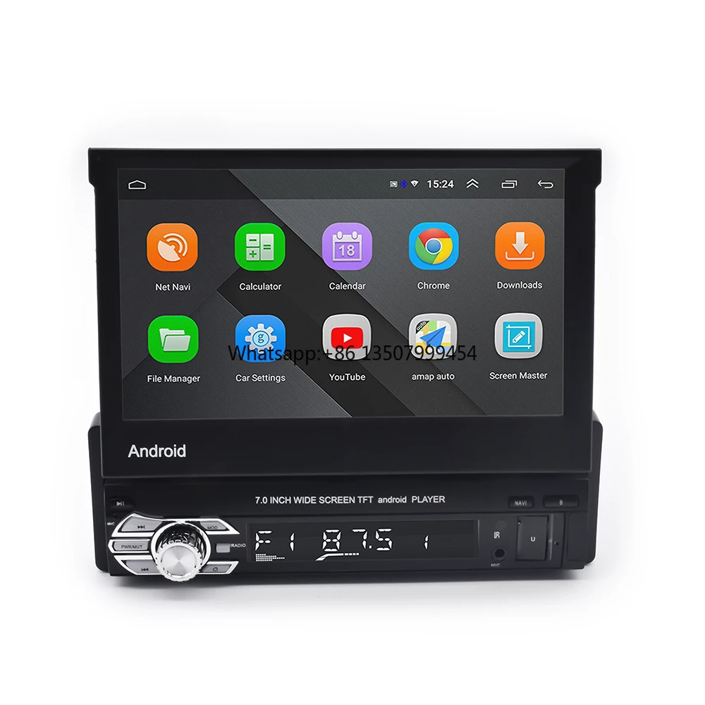 Auto Electronics Universal 7 Inch Retractable Screen Android Car Radio MP5 Play Touch Screen Car Stereo
Auto Electronics Universal 7 Inch Retractable Screen Android Car Radio MP5 Play Touch Screen Car Stereo
