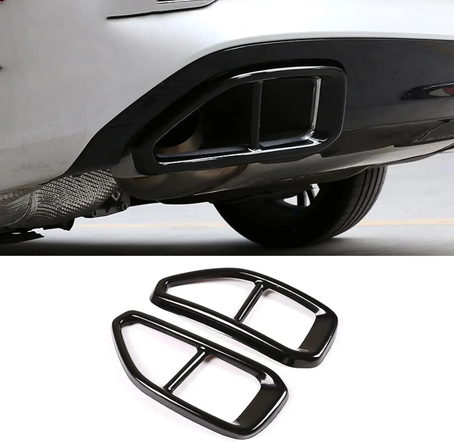 Stainless Steel Car Exhaust Pipe Tip Muffler Cover For BMW 3 Series G20 G28 2020-2022 Tail Throat Decorative Frame Cover
Stainless Steel Car Exhaust Pipe Tip Muffler Cover For BMW 3 Series G20 G28 2020-2022 Tail Throat Decorative Frame Cover