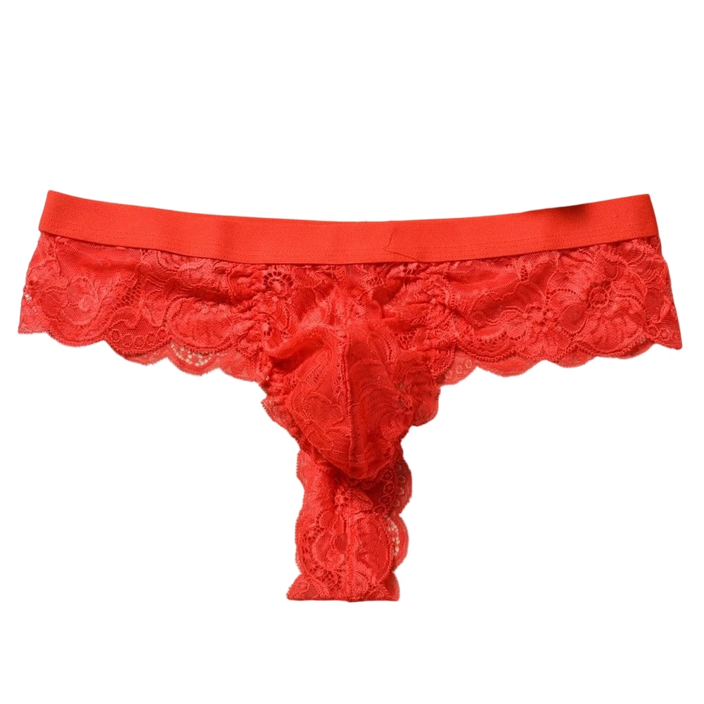 1pc Men's Sexy Lace Underwear Bulge Pouch G-String Low Waist See Through Panties Mesh Sheer Floral Lace Thongs Breathable
1pc Men's Sexy Lace Underwear Bulge Pouch G-String Low Waist See Through Panties Mesh Sheer Floral Lace Thongs Breathable