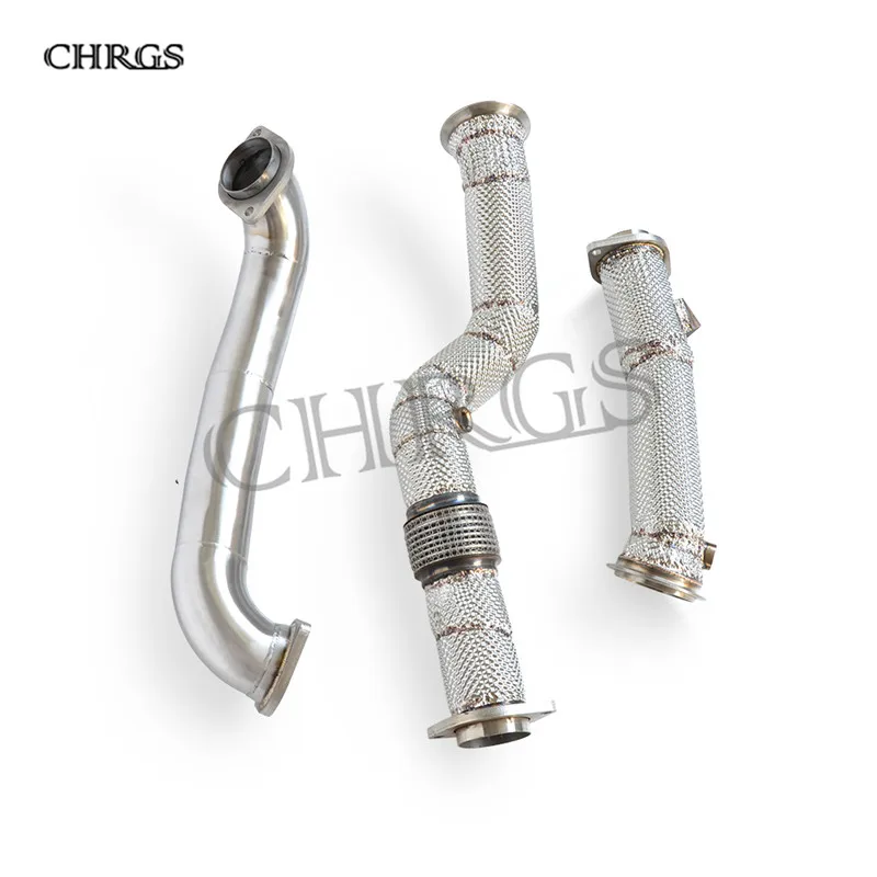Tuning Stainless Steel Exhaust Pipe For BMW M3/M4 G80/G82 3.0T 2019-2023 free flow exhaut downpipe Racing Car Exhaust System
Tuning Stainless Steel Exhaust Pipe For BMW M3/M4 G80/G82 3.0T 2019-2023 free flow exhaut downpipe Racing Car Exhaust System