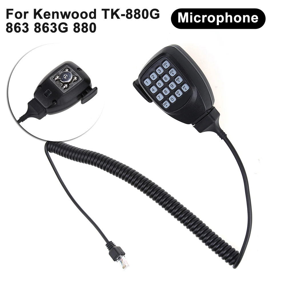 DTMF Microphone 16 Key Speaker Mic for Kenwood TK-868 TK-768 Car Radio
DTMF Microphone 16 Key Speaker Mic for Kenwood TK-868 TK-768 Car Radio