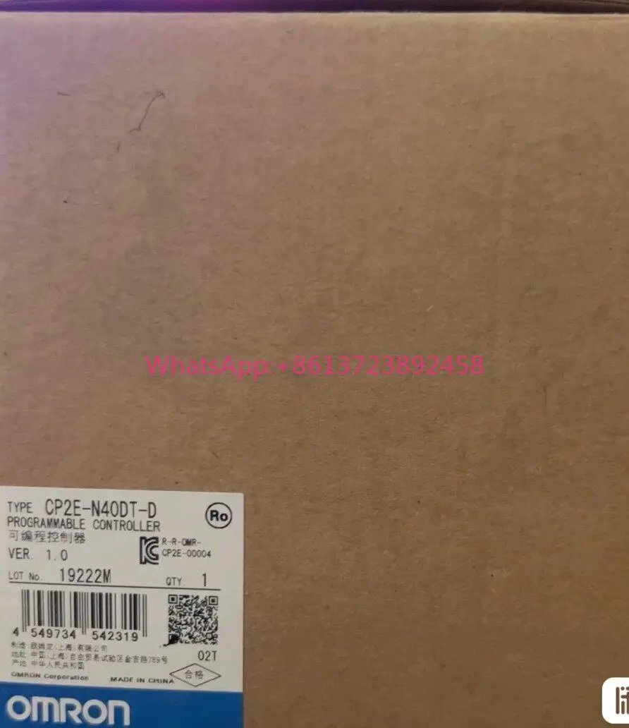 Brand new original CP2E-N40DT-D 100% official authenticity
Brand new original CP2E-N40DT-D 100% official authenticity