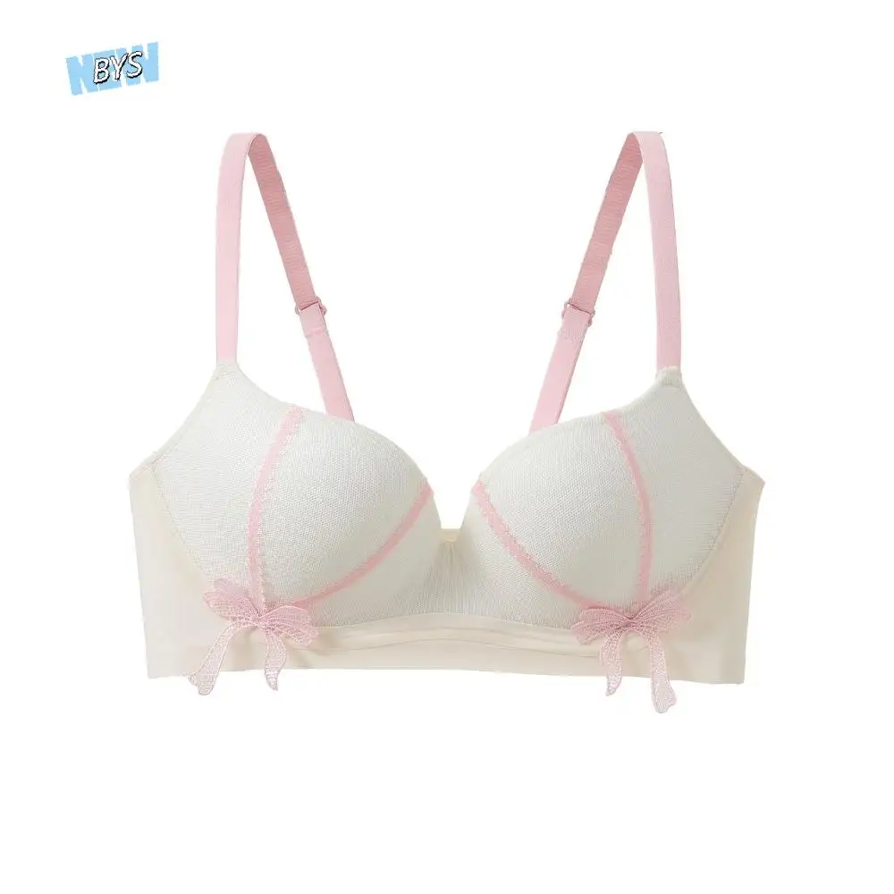 Lace Bow Wireless Deep V Bra Shockproof Anti-sagging Push Up Underwear Close-fitting Adjustable Brassiere for Women Running
Lace Bow Wireless Deep V Bra Shockproof Anti-sagging Push Up Underwear Close-fitting Adjustable Brassiere for Women Running