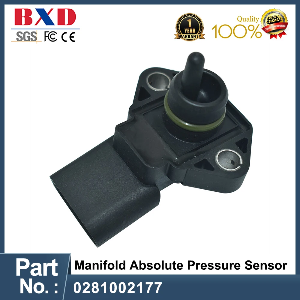 0281002177 Manifold Absolute Pressure MAP Sensor For AUDI A2 A3 A4 A6 TT 1.2 1.4 1.8 T 1.9 2.5 TDI 038906051 062906051 Auto Part
0281002177 Manifold Absolute Pressure MAP Sensor For AUDI A2 A3 A4 A6 TT 1.2 1.4 1.8 T 1.9 2.5 TDI 038906051 062906051 Auto Part