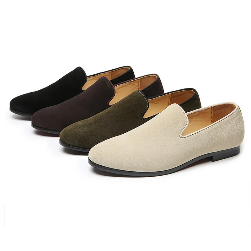 Brand Suede Leather Men Loafers Dress Shoes Slip On Male Shoes Casual Shoes Man Party Wedding Footwear
Brand Suede Leather Men Loafers Dress Shoes Slip On Male Shoes Casual Shoes Man Party Wedding Footwear