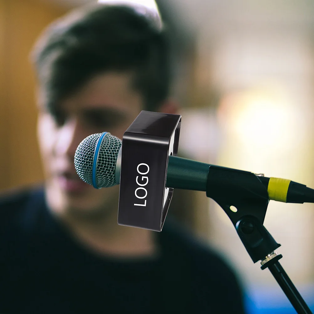 2 Pcs Flag Microphone Logo Professional Interview Logos Abs Protector for Reporters
2 Pcs Flag Microphone Logo Professional Interview Logos Abs Protector for Reporters