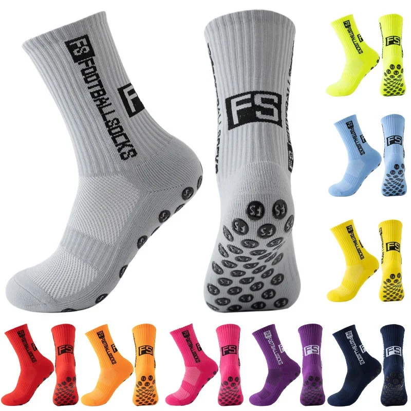 8Pairs/Lot FS Football Socks New Style Round Silicone Suction Cup Grip Anti Slip Soccer Socks Sports Men Baseball Rugby Socks
8Pairs/Lot FS Football Socks New Style Round Silicone Suction Cup Grip Anti Slip Soccer Socks Sports Men Baseball Rugby Socks