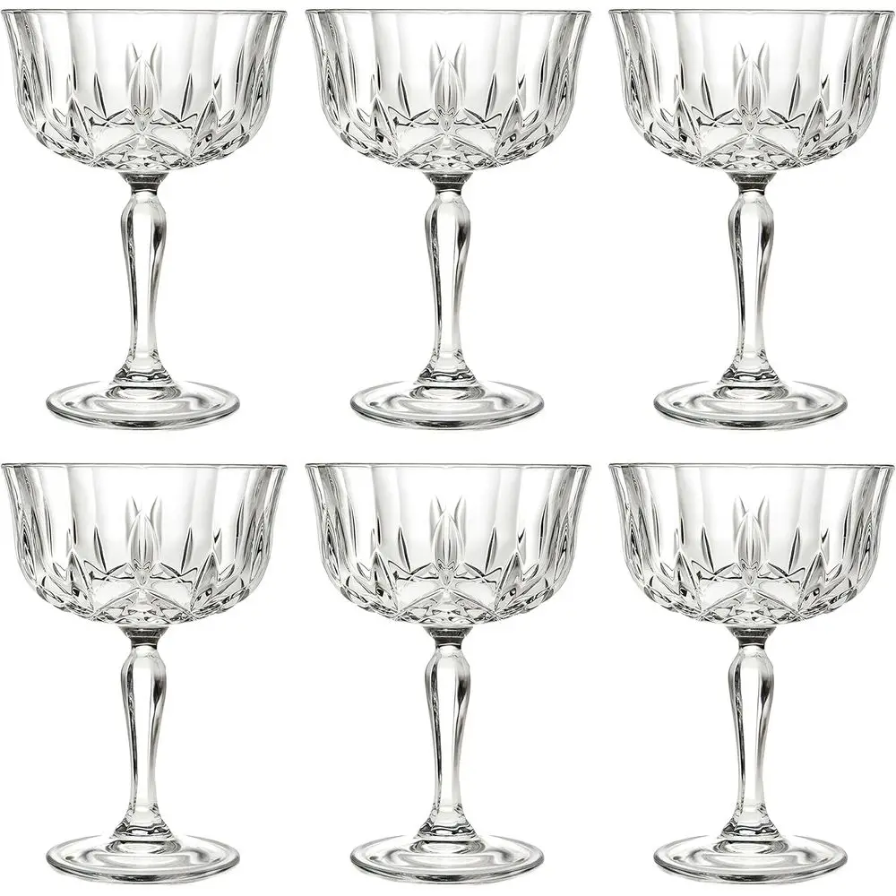 Набор из 6 элегантных европейских бокалов для шампанского - в стиле Lute, объем 8,25 унций
Набор из 6 элегантных европейских бокалов для шампанского - в стиле Lute, объем 8,25 унций