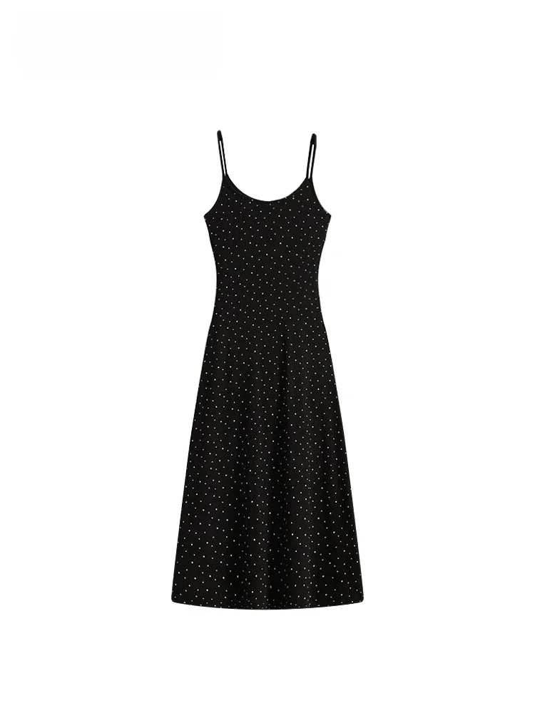 Fashionable plus Size Summer Dress Women's Strapless Polka Dot Midi Skirt City Commute Style A-Line Polyester Fiber Gown
Fashionable plus Size Summer Dress Women's Strapless Polka Dot Midi Skirt City Commute Style A-Line Polyester Fiber Gown