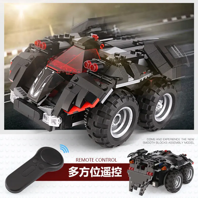 321 шт. Бэтмобиль с управлением через приложение 13020, набор строительных блоков серии DC 76112, сборка кирпичей для детей
321 шт. Бэтмобиль с управлением через приложение 13020, набор строительных блоков серии DC 76112, сборка кирпичей для детей