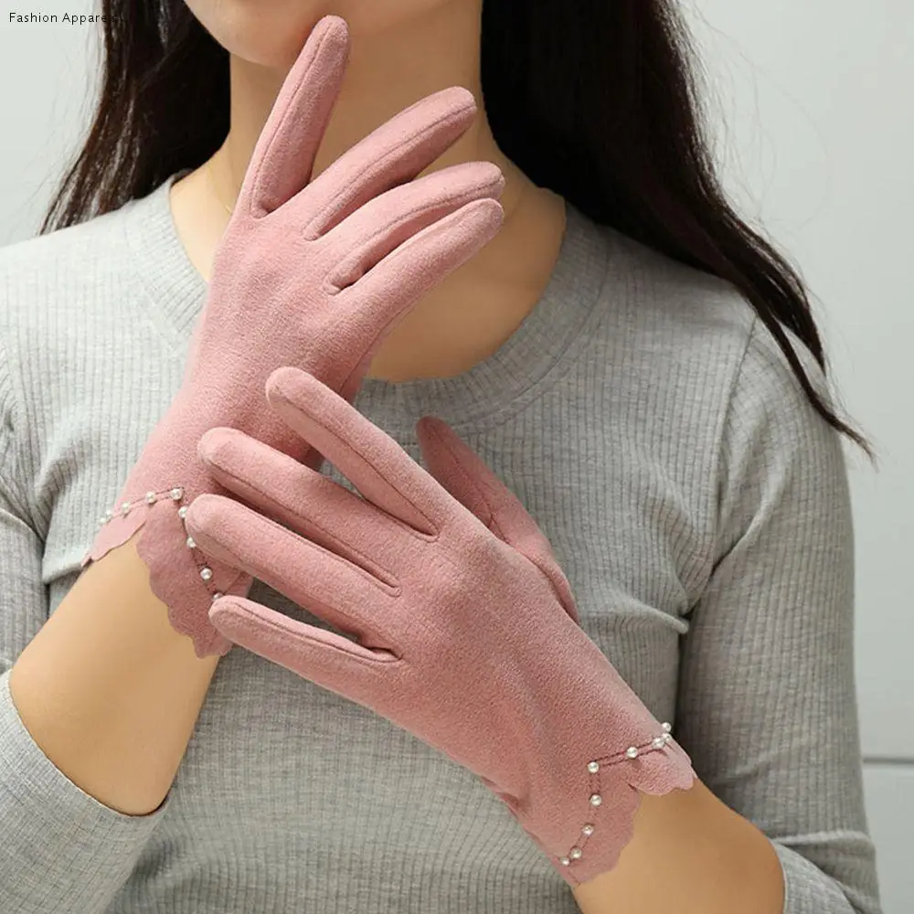 Full Finger Ladies Winter Accessories Solid Color Korean Style Mittens Women's Gloves German Fleece Touch Screen Gloves
Full Finger Ladies Winter Accessories Solid Color Korean Style Mittens Women's Gloves German Fleece Touch Screen Gloves
