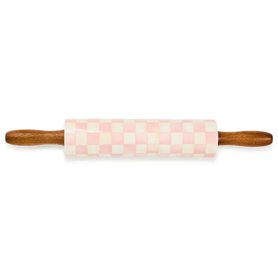 Керамический декоративный скалыватель для теста, розово-белый с узором в клетку
Керамический декоративный скалыватель для теста, розово-белый с узором в клетку