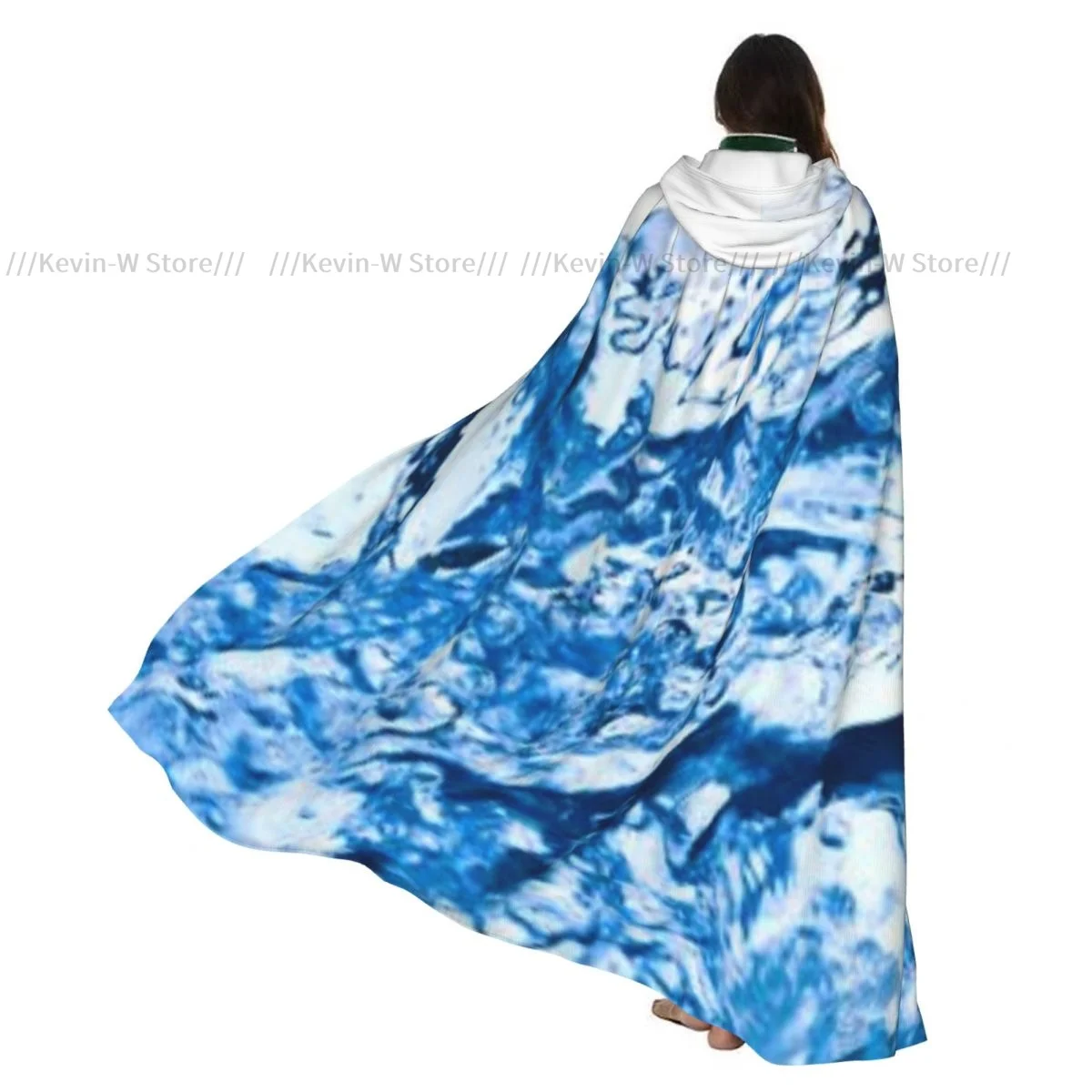 Long Cape Cloak Beautiful Splashes Water Hooded Cloak Coat Autumn Hoodies 
Long Cape Cloak Beautiful Splashes Water Hooded Cloak Coat Autumn Hoodies