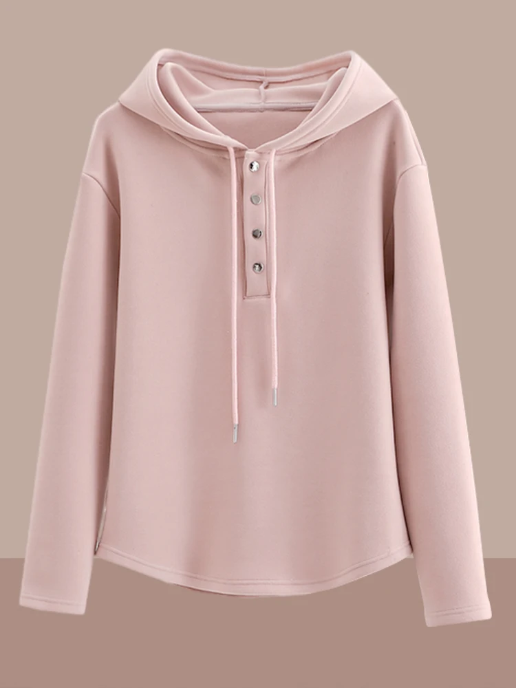 Fashionable Hooded Long Sleeve Women's Sweatshirt Spring Autumn New Style Short Top Trendy Female Clothing Casual Sweet Style
Fashionable Hooded Long Sleeve Women's Sweatshirt Spring Autumn New Style Short Top Trendy Female Clothing Casual Sweet Style