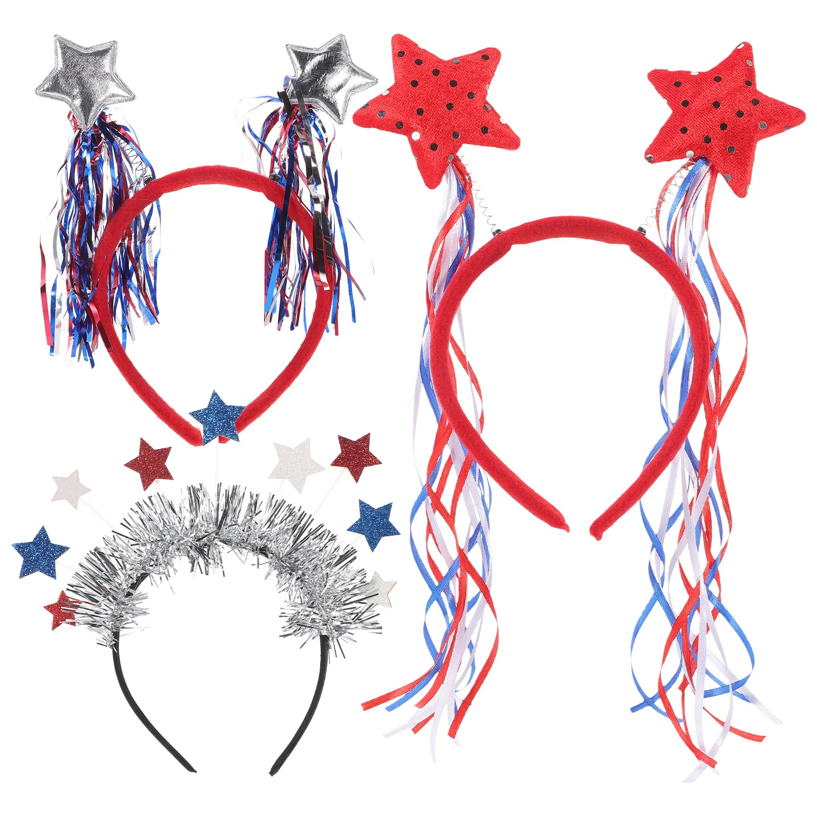 3Pcs American Flag Headband Independence Day Hair Bands Patriotic 4Th of July Festival Cosplay Party Accessories for Women Kids
3Pcs American Flag Headband Independence Day Hair Bands Patriotic 4Th of July Festival Cosplay Party Accessories for Women Kids