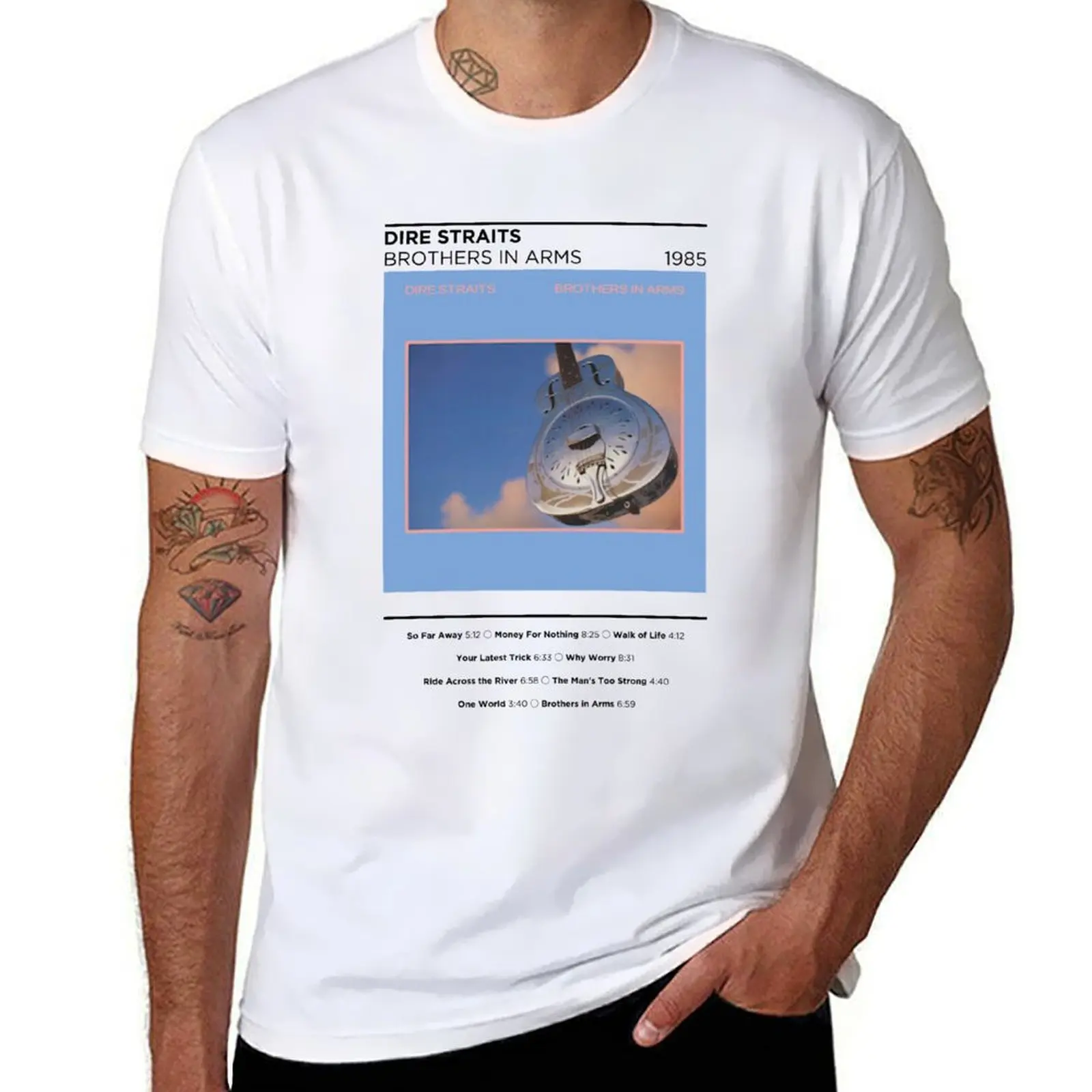 Brothers in Arms Album T-Shirt customs design your own korean fashion vintage anime shirt Men's t-shirt
Brothers in Arms Album T-Shirt customs design your own korean fashion vintage anime shirt Men's t-shirt