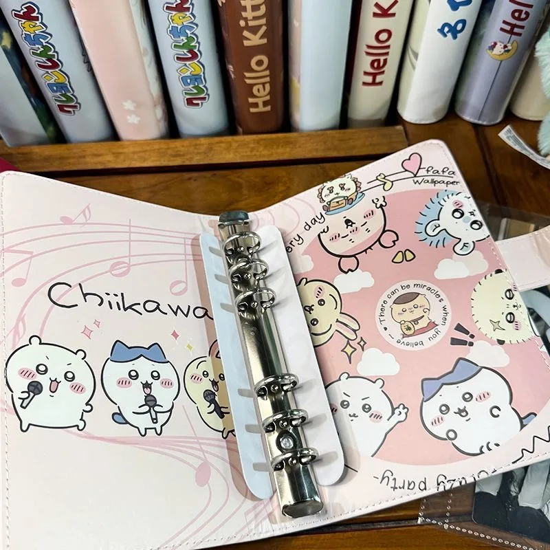 Kawai Chiikawa A6 Loose Leaf Notebook Leather Cover Planner Journal with Inner Pages for Students School College Office Study
Kawai Chiikawa A6 Loose Leaf Notebook Leather Cover Planner Journal with Inner Pages for Students School College Office Study