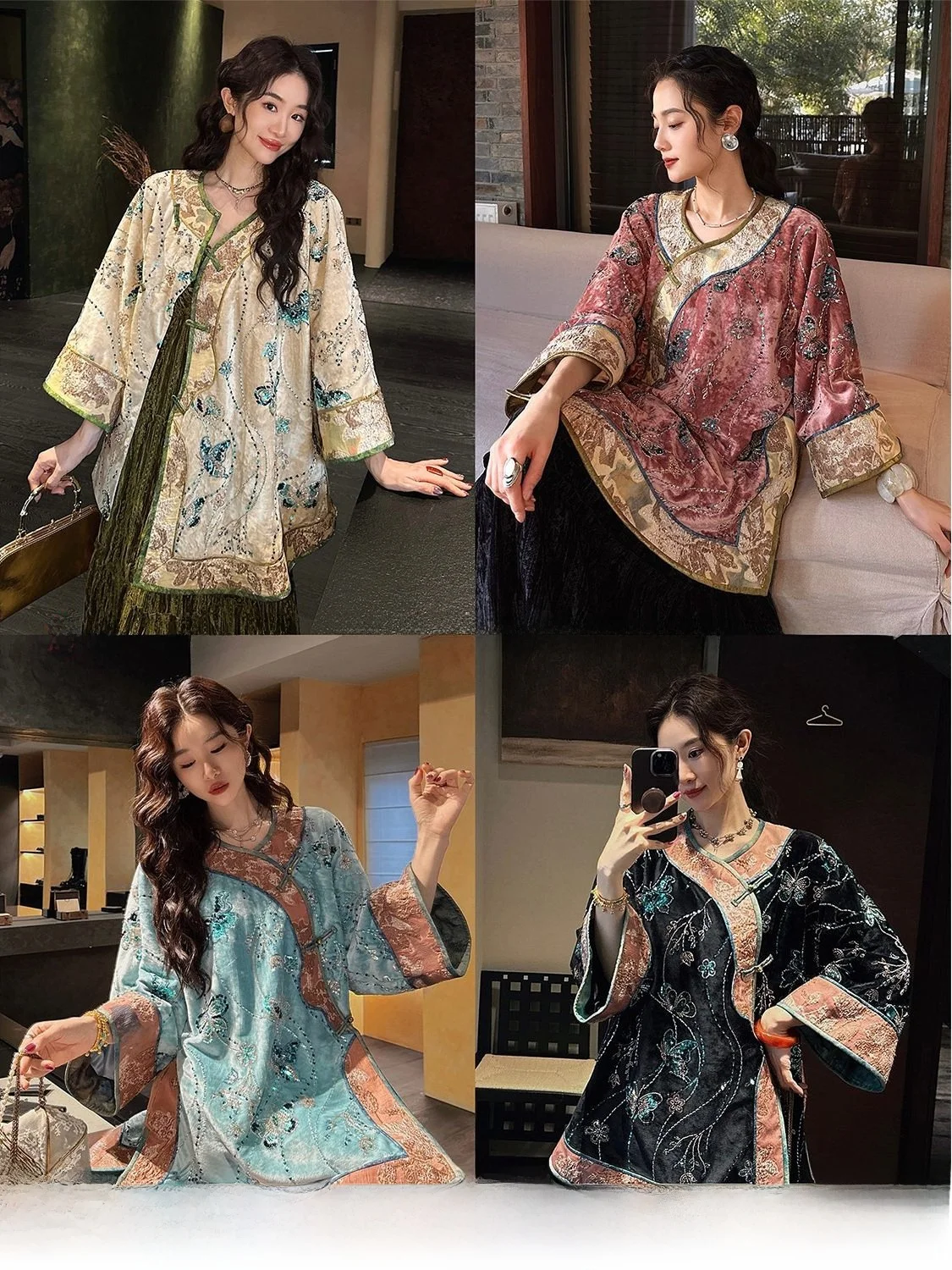 Sanji Bla Flower Dr New Chinese Sle Bead Embroidery Ice Flower Velvet Cotton Jaet Women Winter Super Beaut...
Sanji Bla Flower Dr New Chinese Sle Bead Embroidery Ice Flower Velvet Cotton Jaet Women Winter Super Beaut...