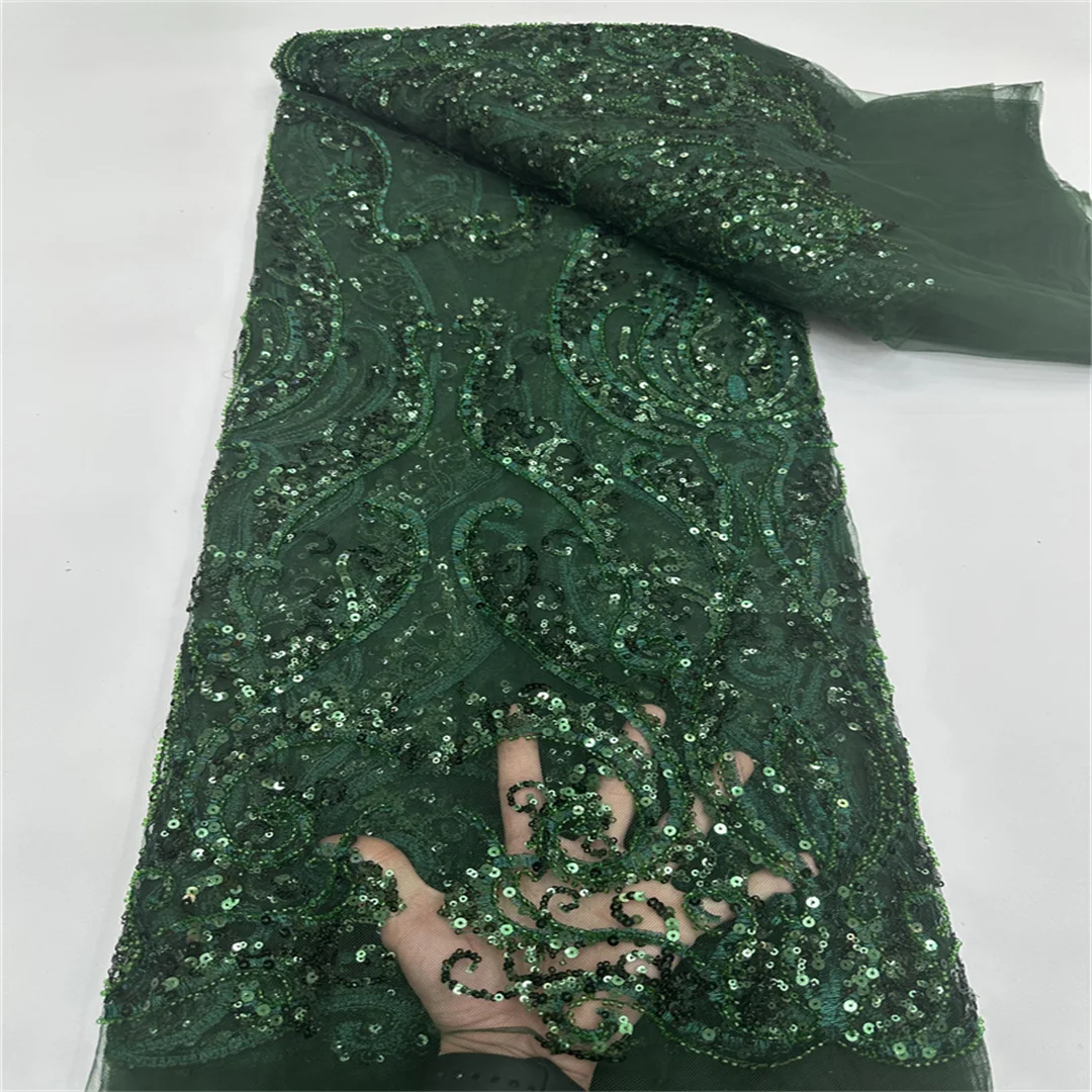 Ткань SJ Nigerian Fabric: Африканское кружево с бисером, роскошная высококачественная ткань с вышивкой пайетками, французское кружево 2026 года для пошива платьев
Ткань SJ Nigerian Fabric: Африканское кружево с бисером, роскошная высококачественная ткань с вышивкой пайетками, французское кружево 2026 года для пошива платьев