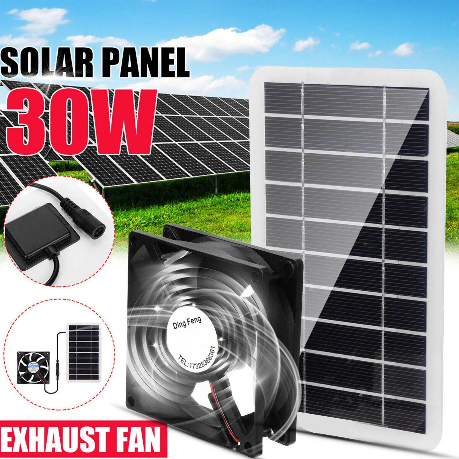 Mini Household Ventilator Solar Ventilation Fan with Large Airflow for Dog Chicken House Greenhouse
Mini Household Ventilator Solar Ventilation Fan with Large Airflow for Dog Chicken House Greenhouse