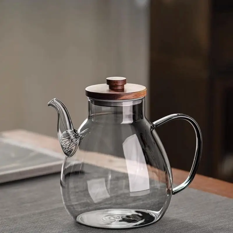 Thickened High-Temperature Resistant Glass Tea Pot Large Capacity Home Use Water Pot Special for Lazy People with Filter for ...
Thickened High-Temperature Resistant Glass Tea Pot Large Capacity Home Use Water Pot Special for Lazy People with Filter for ...