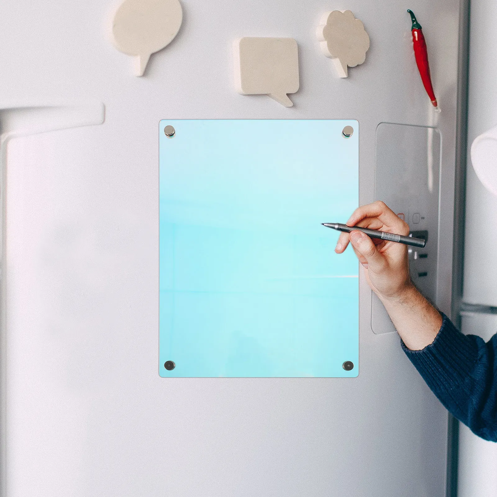 Магнитная доска для планирования на холодильник, цветная акриловая доска для записей, еженедельный органайзер, напоминание о задачах, для кухни
Магнитная доска для планирования на холодильник, цветная акриловая доска для записей, еженедельный органайзер, напоминание о задачах, для кухни