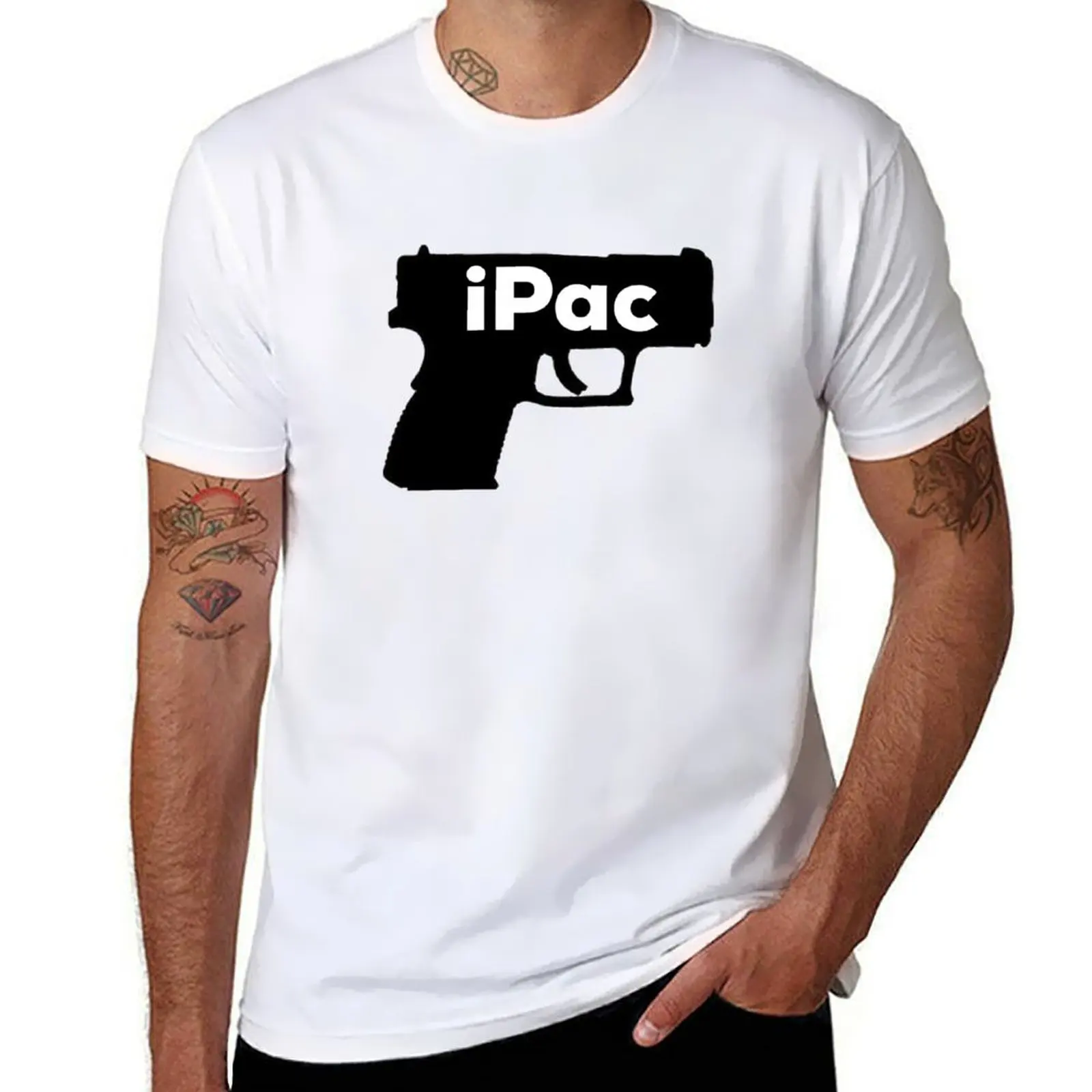 IPac handgun tee T-Shirt t shirts for man graphic funny men t shirt cotton 100% T-Shirt
IPac handgun tee T-Shirt t shirts for man graphic funny men t shirt cotton 100% T-Shirt
